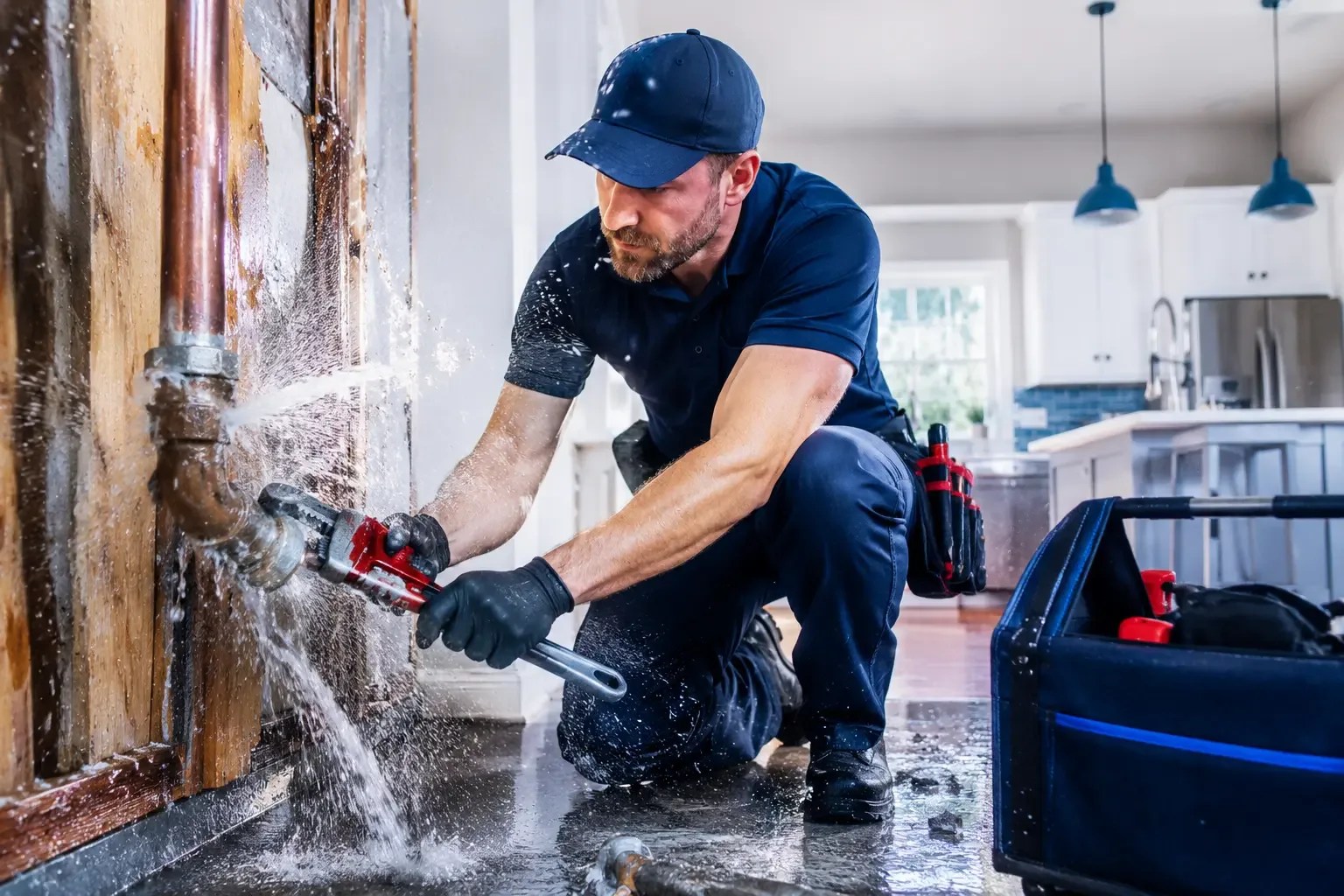 Local emergency pipe repair professionals in Louisburg, KS